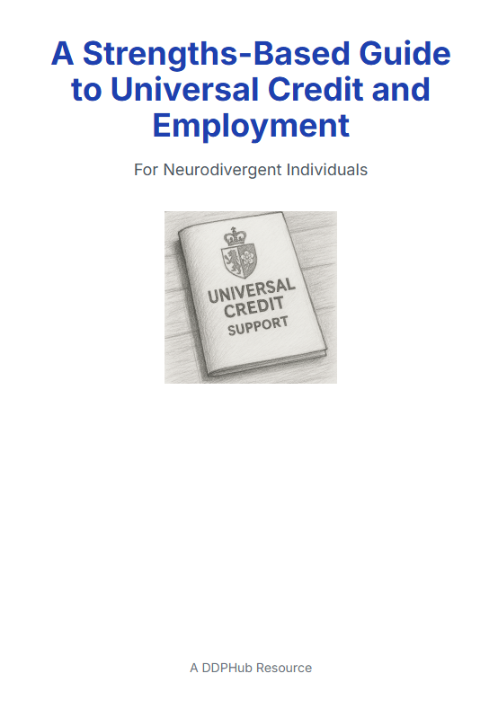 Front cover of the Universal Credit support booklet